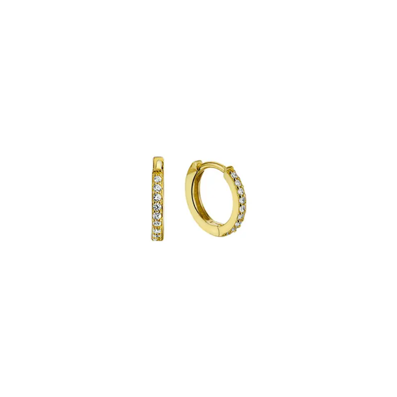 Klapoorringen zirkonia 1,5 mm vlak 14K geelgoud – 4017265