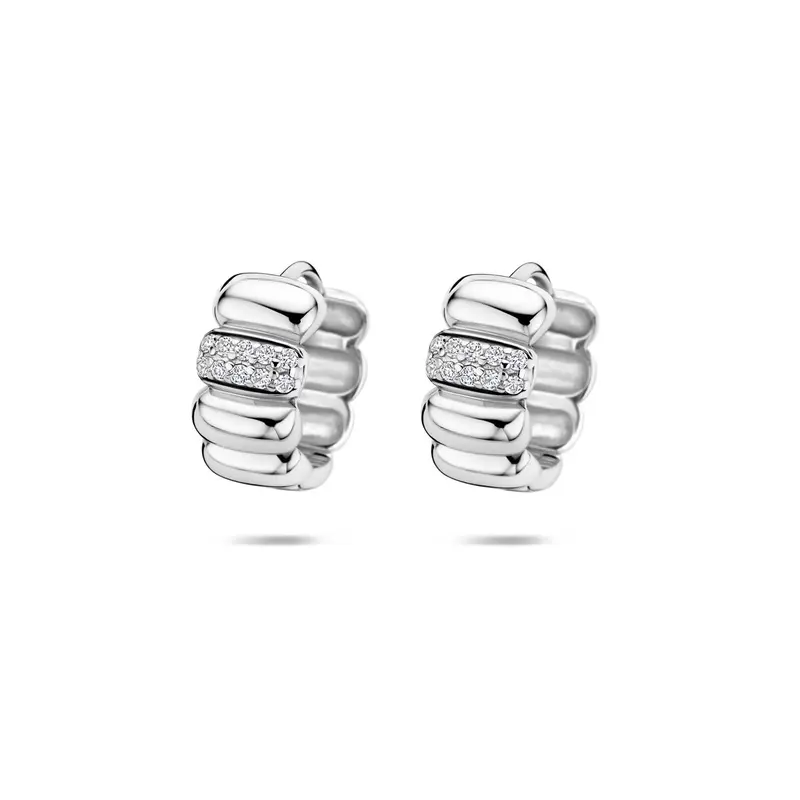 Klapoorringen zirkonia 13,5 mm zilver – 1342238
