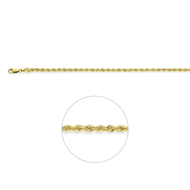 Koord 3,3 mm 14K geelgoud – 4008177