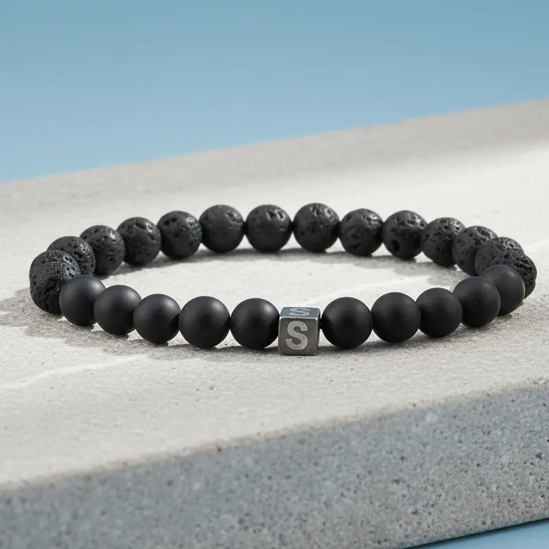 Kralen armband met letter