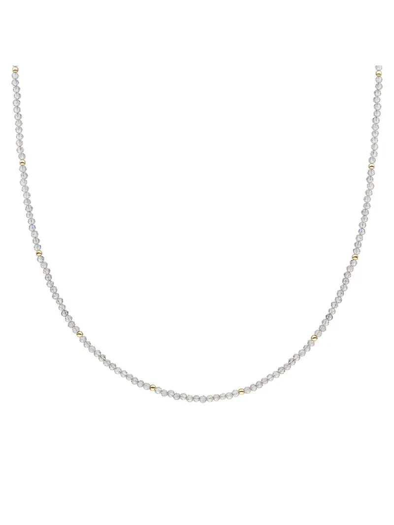 Kralen Ketting 2mm Labradorite 42cm +2cm