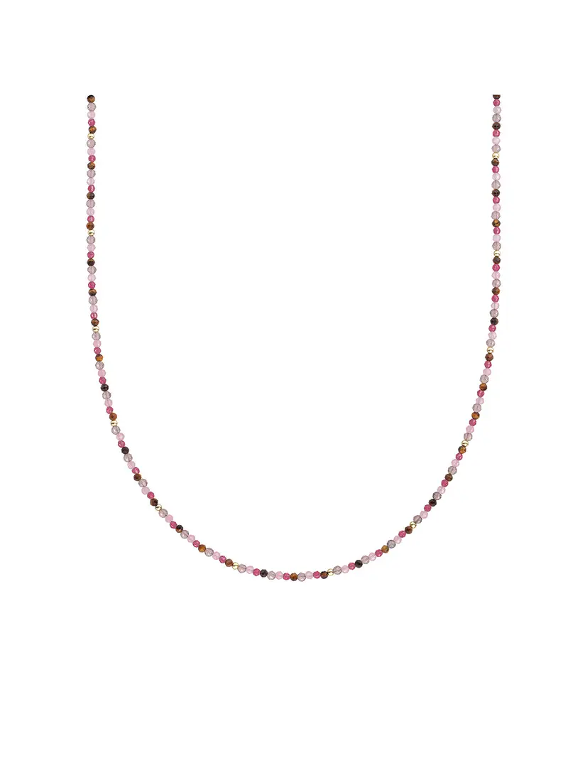 Kralen Ketting 2mm Multi Gem - Spice 42cm +2cm