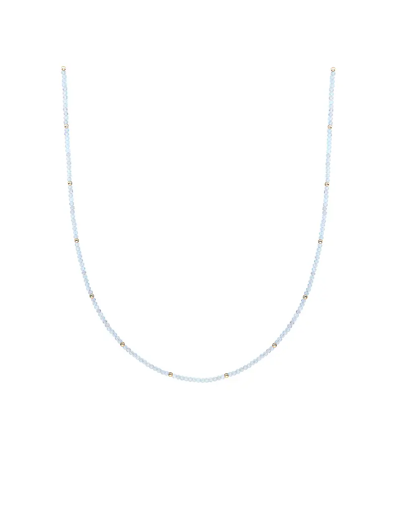 Kralen Ketting 2mm Opalite 42cm +2cm