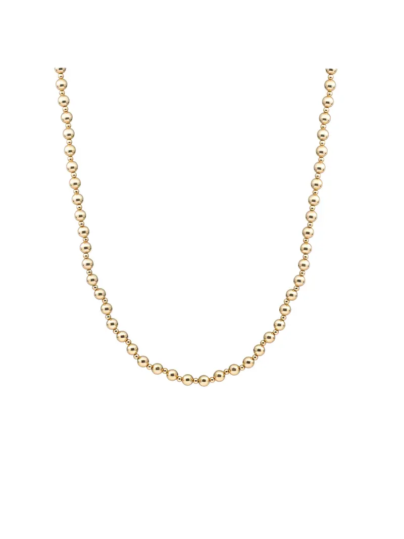 Kralen Ketting 3mm + 6mm - 42cm +2cm