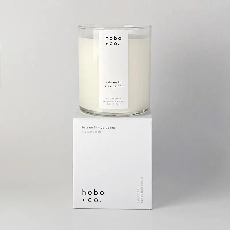 Large Balsam Fir & Bergamot Soy Candle