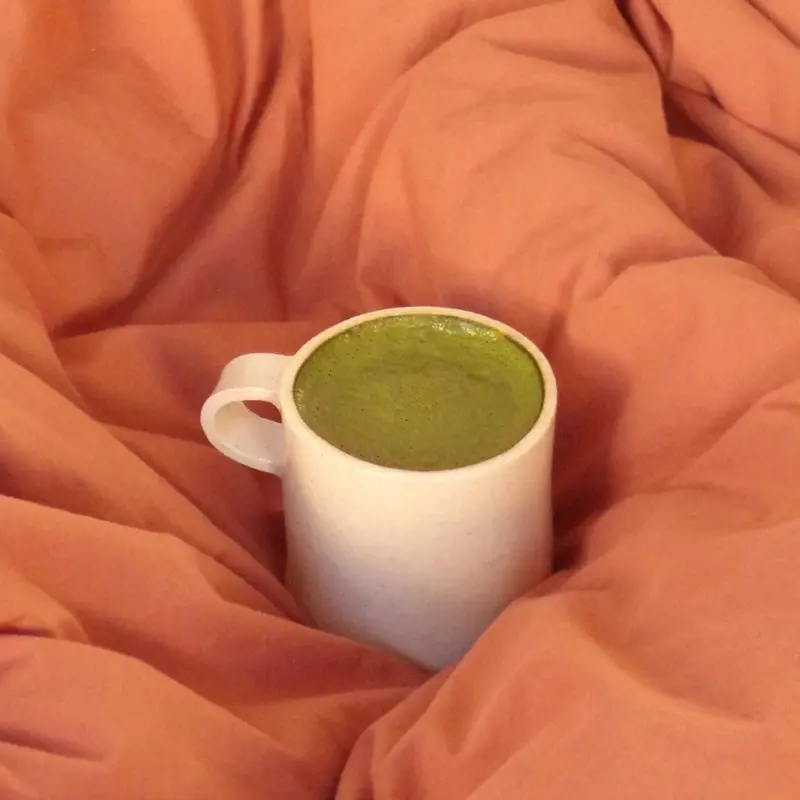 Large Off-White Handle Mug