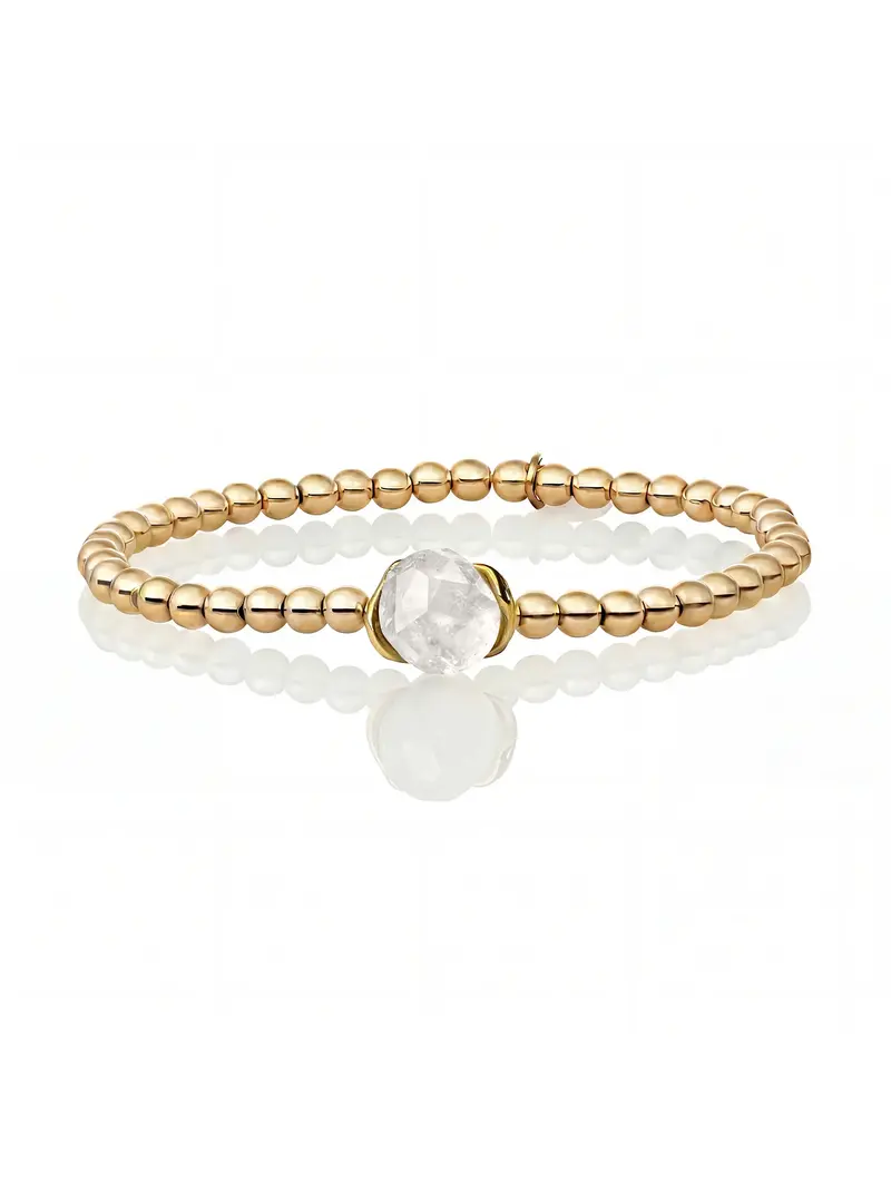Limited Alpe Armband Mountain Crystal Goud – Steun Alpe d'HuZes