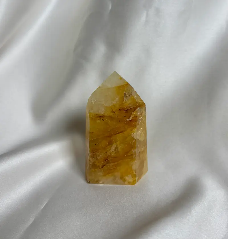 Limoniet Kwarts Punt (Golden Healer) Nr. 524