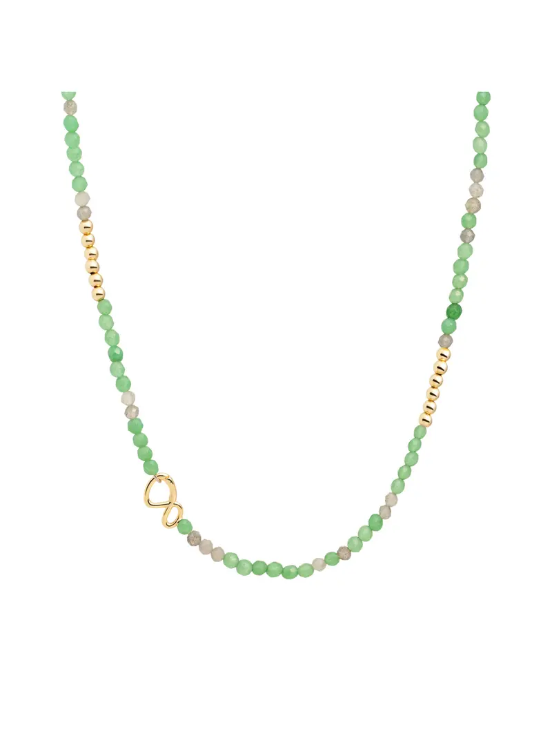 Link Ketting Green Aventurine | Labradorite