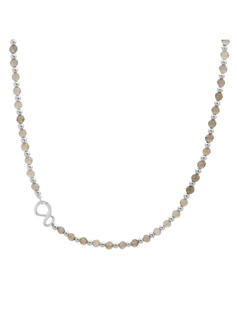 Link Ketting Labradorite Zilver