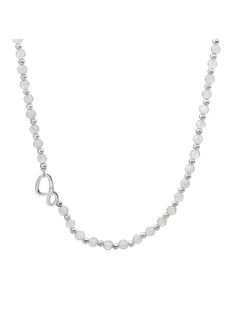 Link Ketting Moonstone Zilver