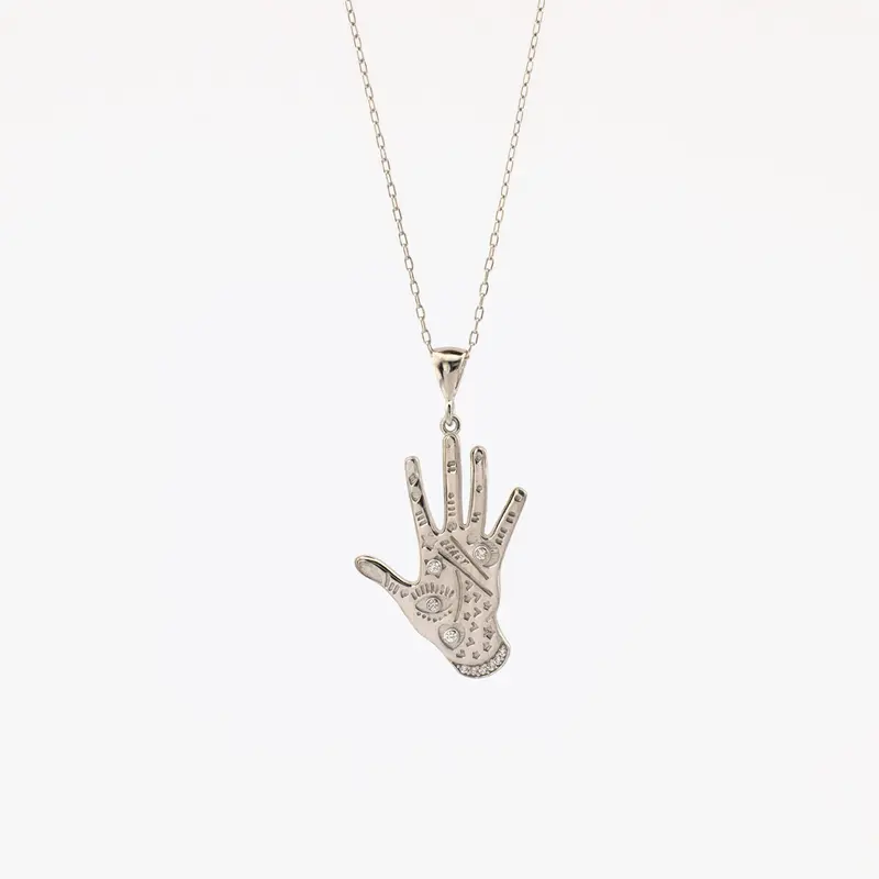 Lucky Oog - Hand Ketting Met Hanger