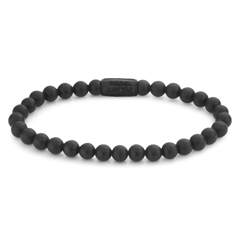 Mad Panther - All-Black - 6mm - Heren Kralen Armband