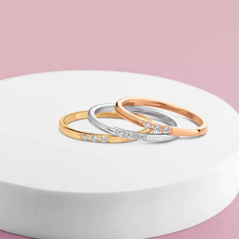 Melano Friends Pale Whisper Ringen Set