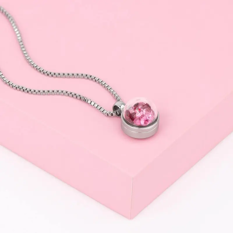 Melano Globe Birthstones Ketting Set Zilverkleurig