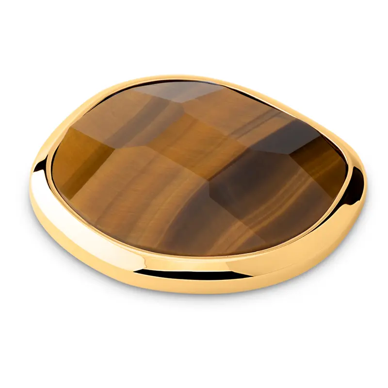 Melano Kosmic Shaped Facet Gem Steen