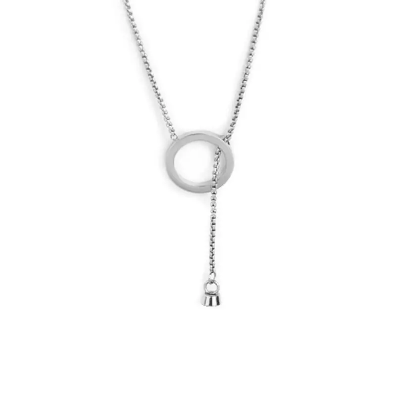 Melano Twisted Circle Ketting