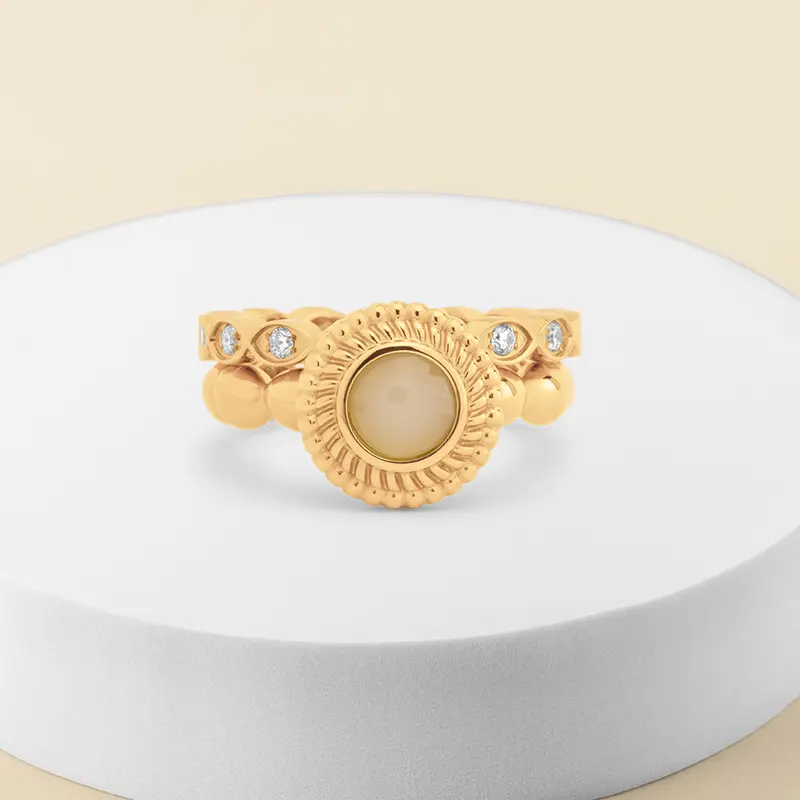 Melano Twisted & Friends Sweet Caramel Ringen Set