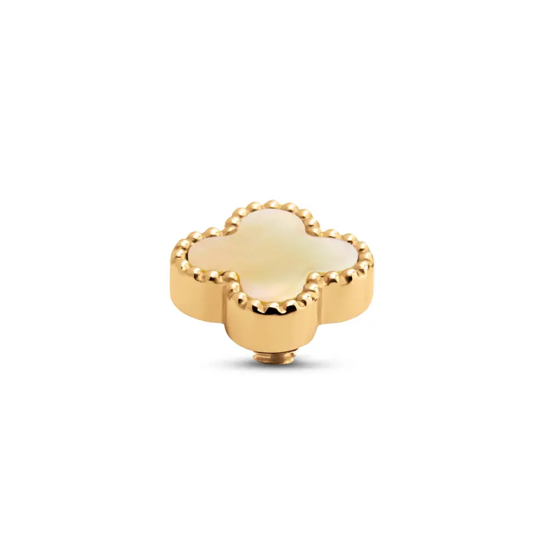 Melano Twisted Gem Clover Steentje