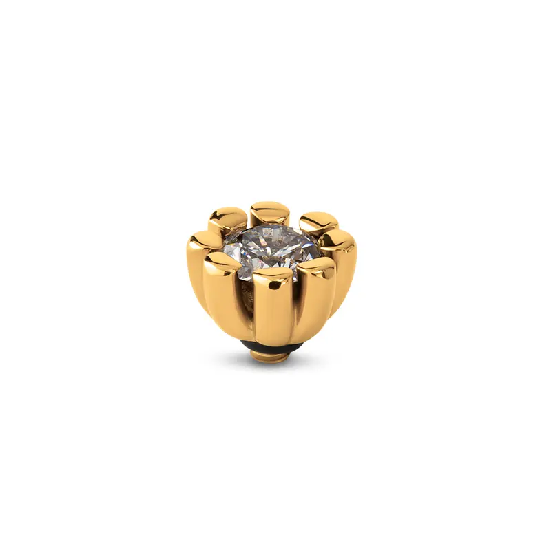 Melano Twisted Huggie Steentje