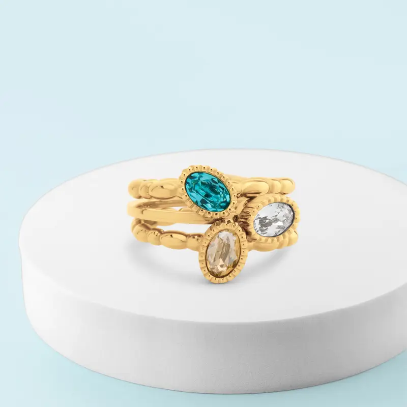 Melano Twisted Ocean Bliss Ringen Set