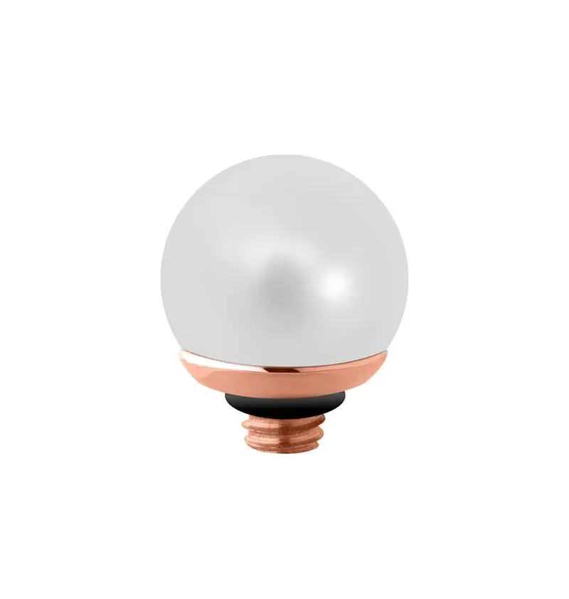 Melano Twisted Pearl Ball Steentje