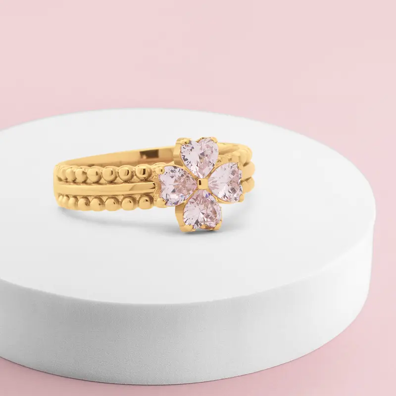 Melano Twisted Pinky Swear Ring Set