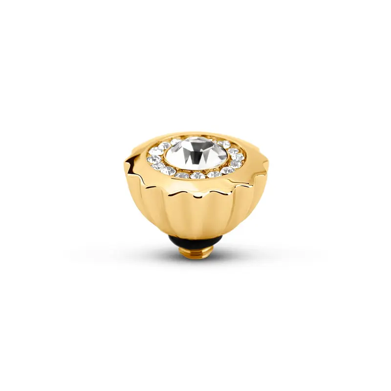 Melano Twisted Ribbed CZ Steentje