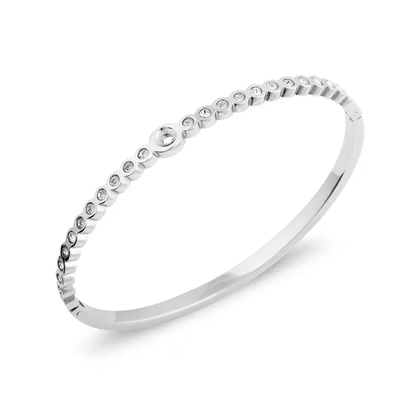 Melano Twisted Wave CZ Armband