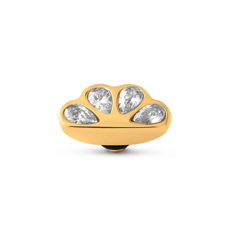 Melano Twisted Wedge Steentje