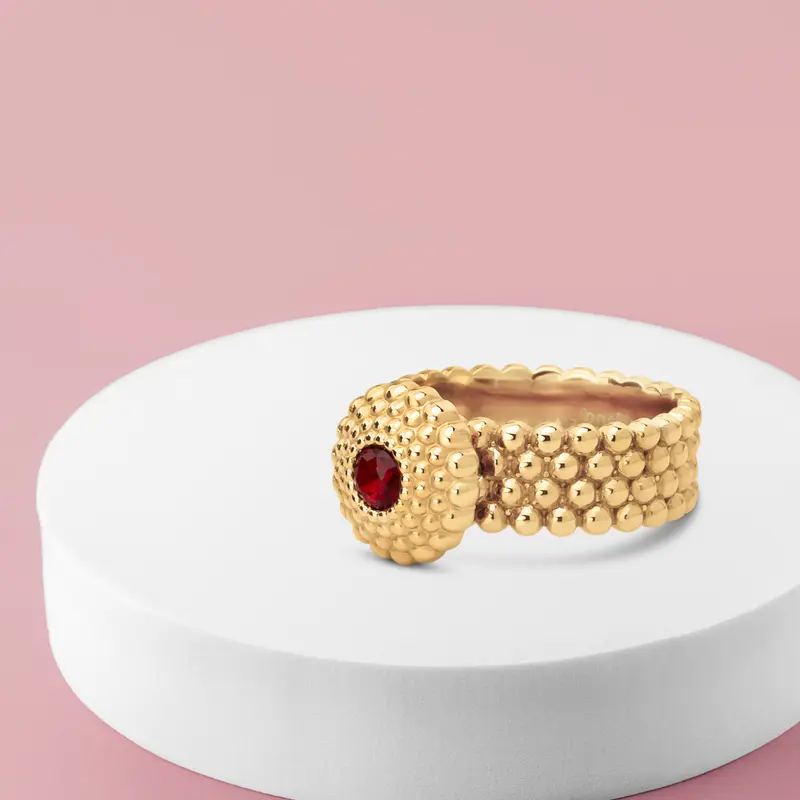 Melano Vivid Bronze Twilight Ring Set