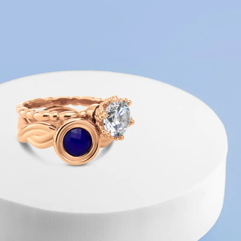 Melano Vivid & Twisted Silent Glow Ringen Set