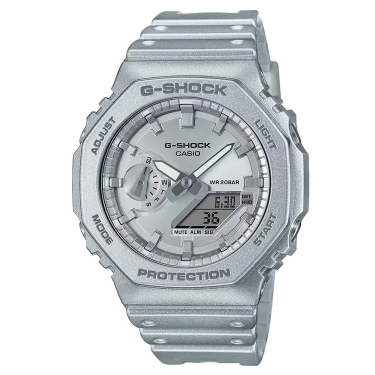 METALLIC SILVER - G-SHOCK GA-2100FF-8AER - FORGOTTEN FUTURE SERIES