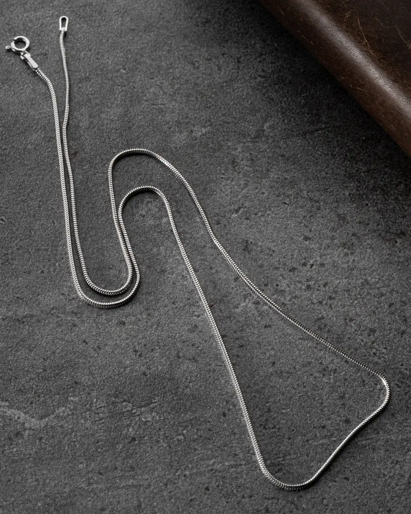 Minimal Herenketting van 925 Sterling Zilver