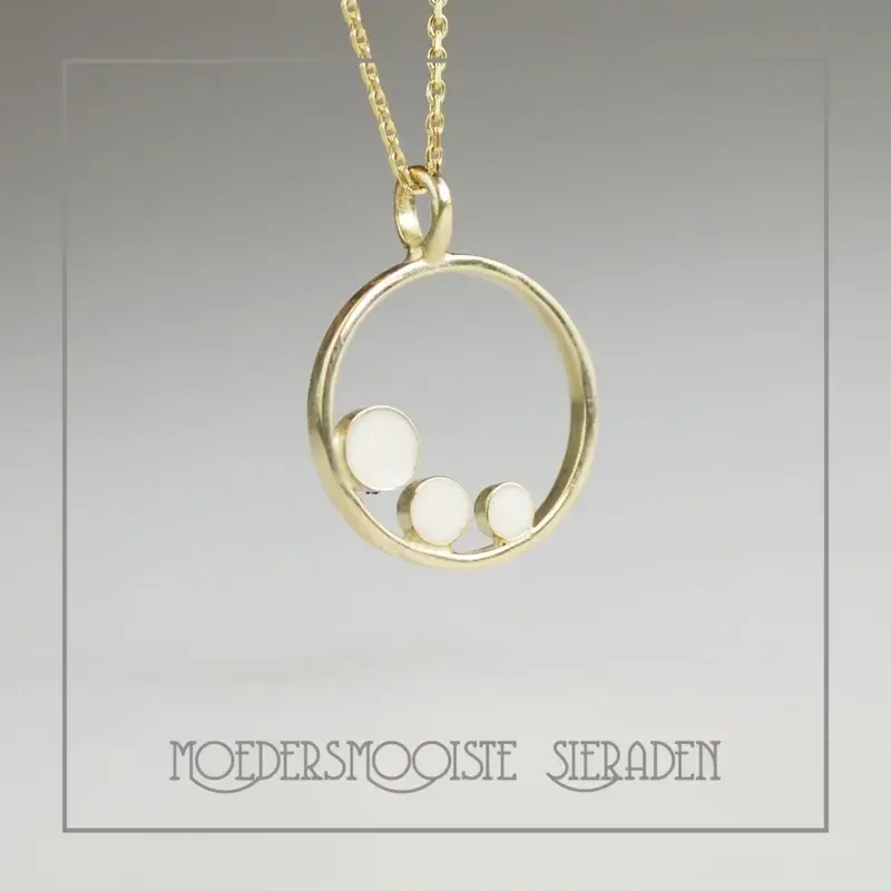 Moedermelk Ketting Design Grown in Goud