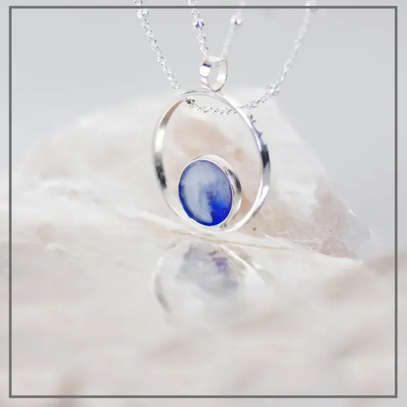 Moedermelk Ketting Design Plain Femine in Zilver