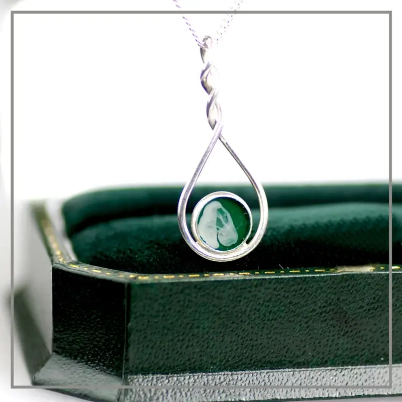 Moedermelk Ketting Infinity in Zilver