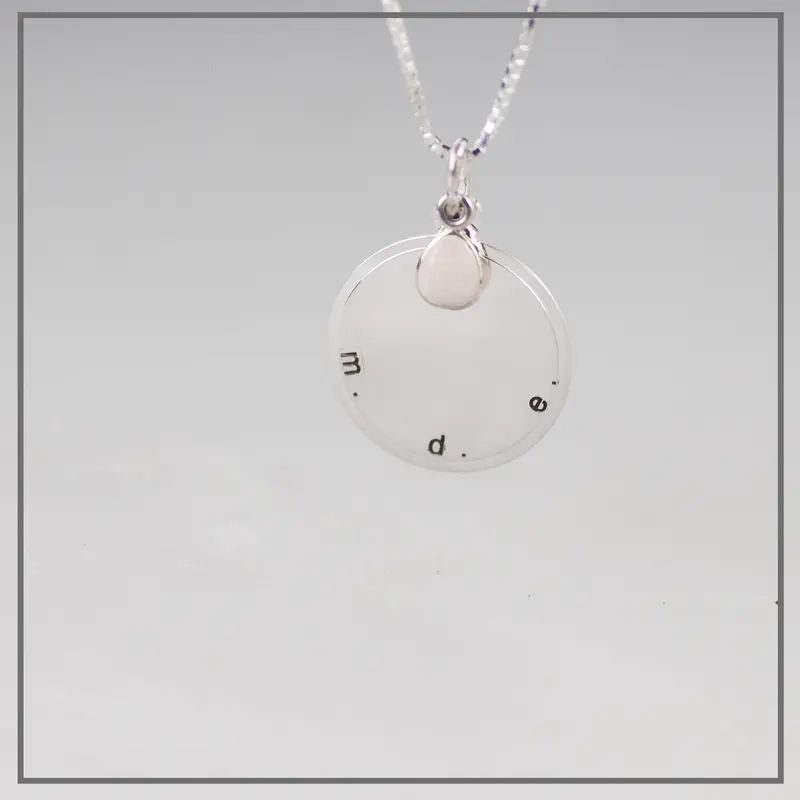 Moedermelk ketting Ornament Zilver