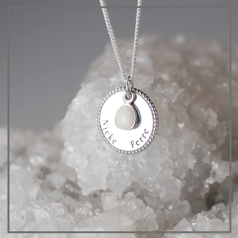 Moedermelk ketting People Places Things Zilver