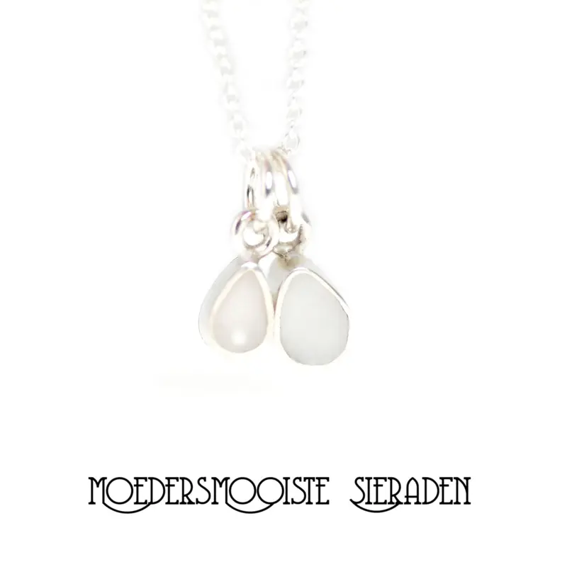 Moedermelk ketting Two Drops
