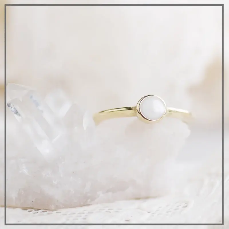 Moedermelk ring de Verbinding Goud