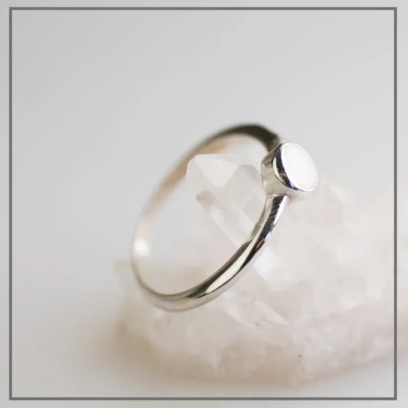Moedermelk ring de Verbinding Zilver