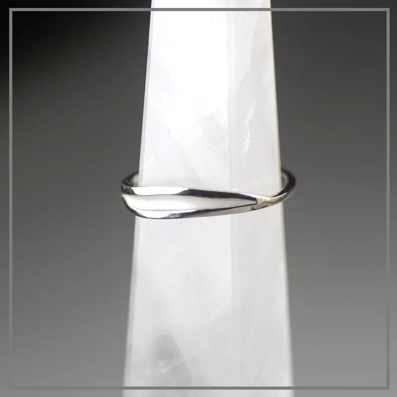 Moedermelk ring Drawn Witgoud