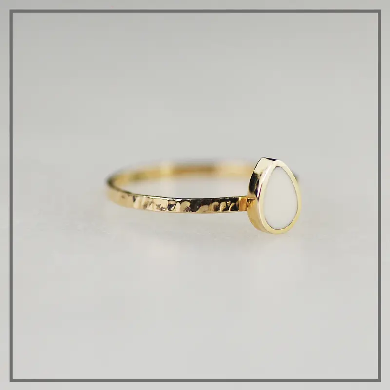 Moedermelk ring Fox Gold
