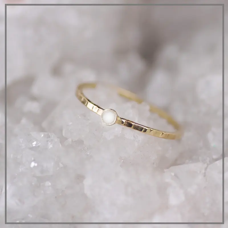 Moedermelk Ring Lon Goud