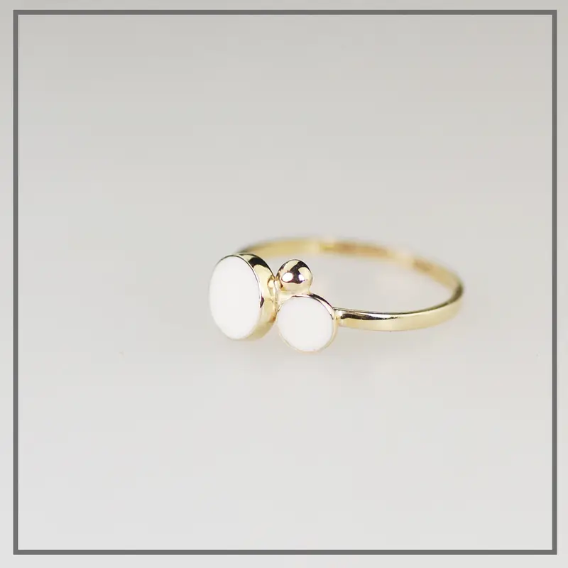 Moedermelk ring Maude Goud