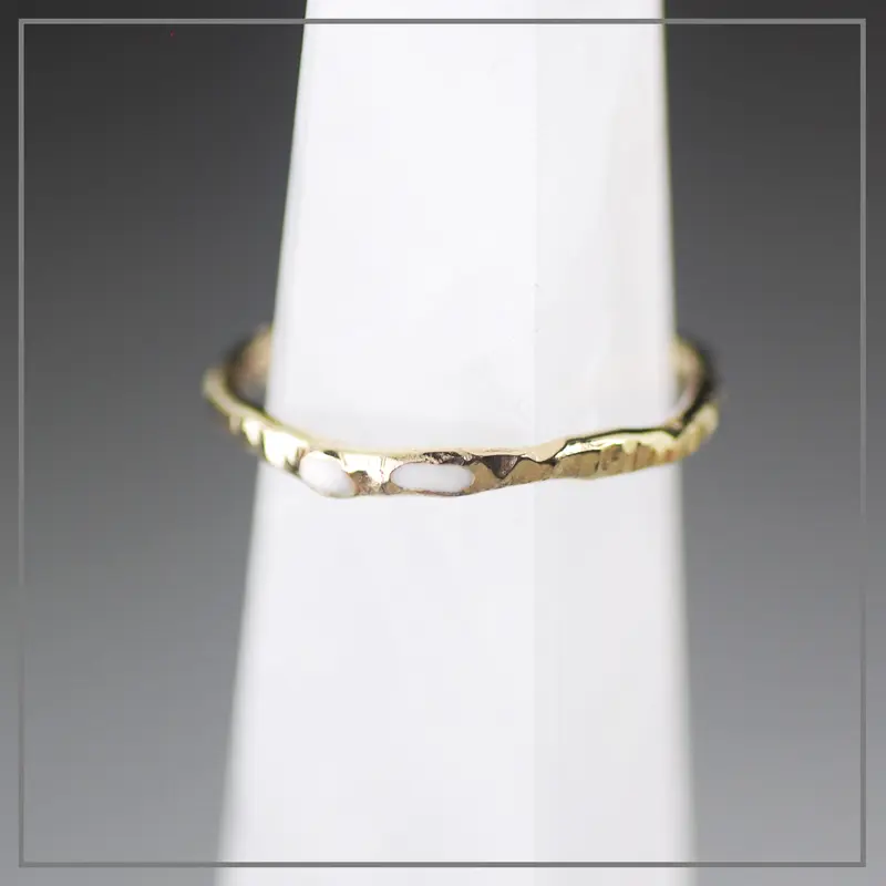 Moedermelk Ring Navelstreng Goud