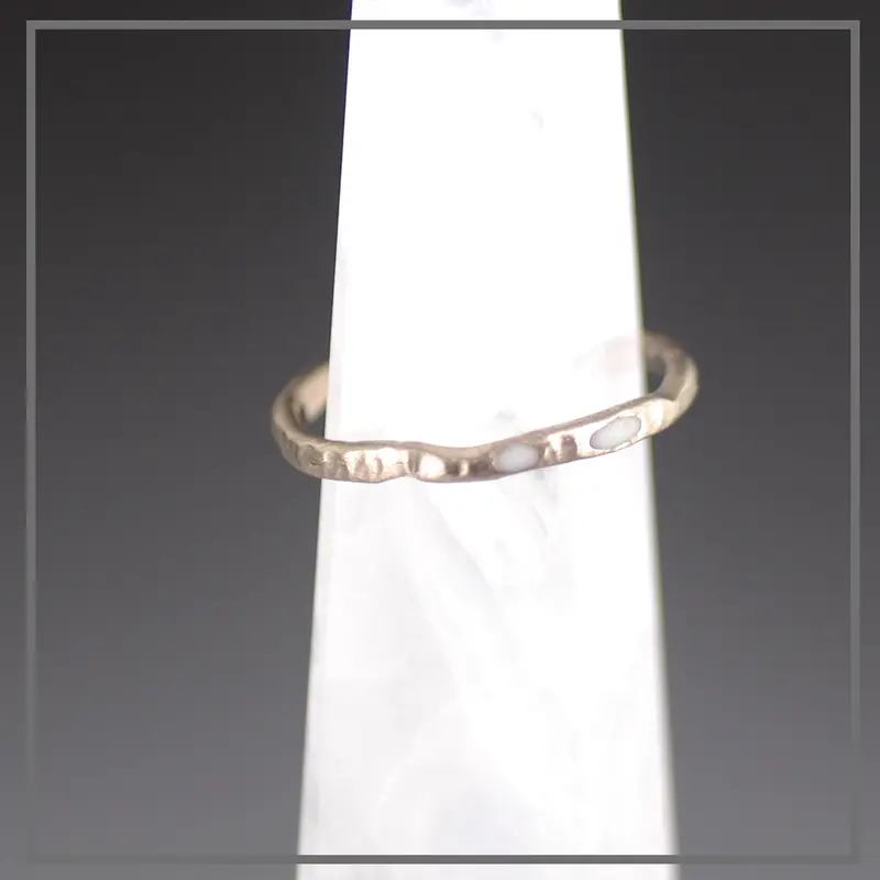 Moedermelk ring Navelstreng Witgoud