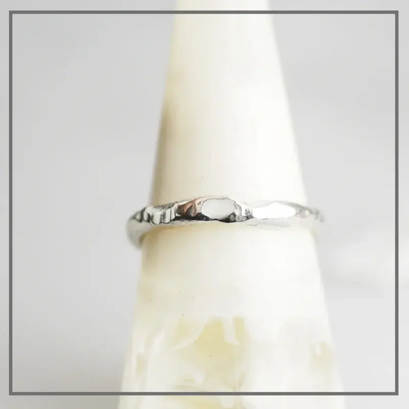 Moedermelk ring Navelstreng Zilver