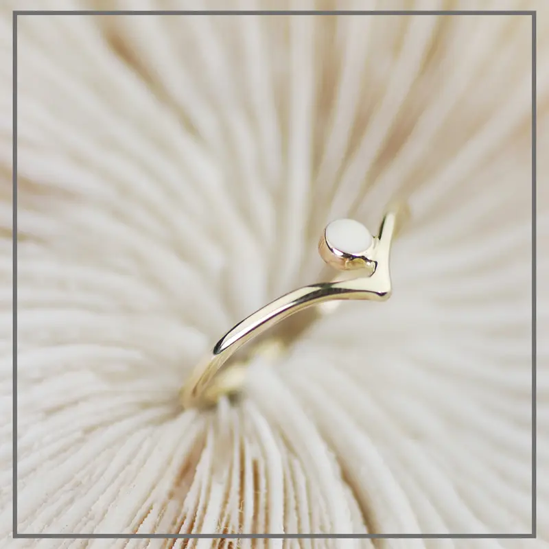Moedermelk ring Phenomenal in Gold